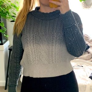 Anthropology ombré sweater
